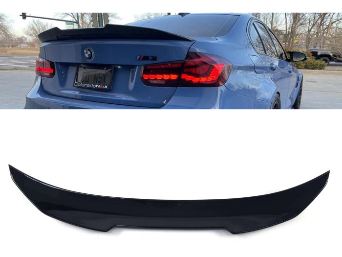 Спойлер Черный глянец PSM на BMW 3 Series F30/F31 2011-2018 года