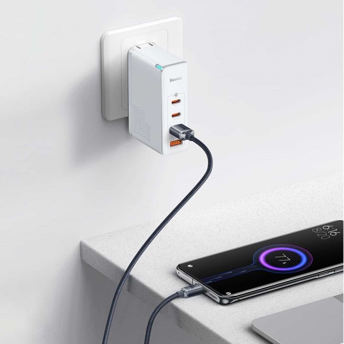 Кабель Baseus Crystal Shine Series Fast Charging Data Cable USB to Type-C 100W 1.2m Black (CAJY000401)