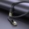 Мережевий кабель HOCO US07 General pure copper flat network cable(L=10M) Black (6931474780713)