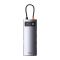 USB-хаб Baseus Metal Gleam Series 4-in-1 Multifunctional Type-C HUB Docking Station Gray（Type-C to USB3.0*4） (WKWG070013)