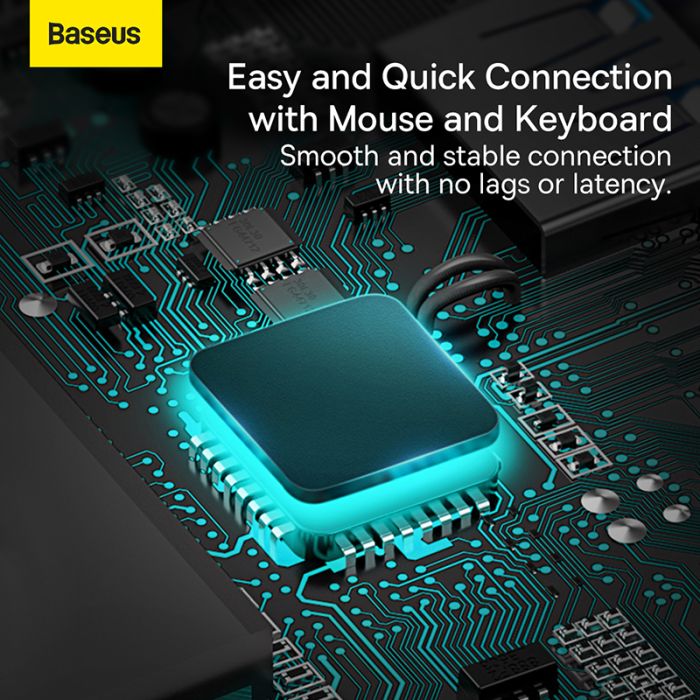 USB-хаб Baseus Metal Gleam Series 4-in-1 Multifunctional Type-C HUB Docking Station Gray（Type-C to USB3.0*4） (WKWG070013)