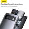 USB-хаб Baseus Metal Gleam Series 4-in-1 Multifunctional Type-C HUB Docking Station Gray（Type-C to USB3.0*4） (WKWG070013)