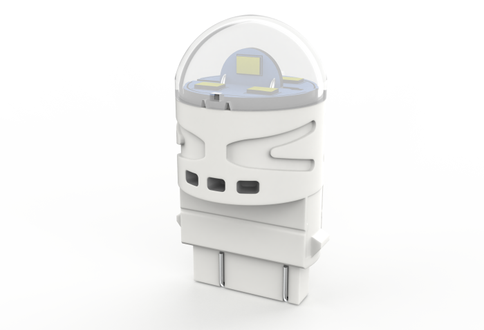 Комплект светодиодных ламп Infolight P27/7W (3157) Red