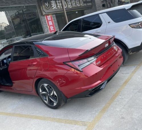Спойлер багажника Hyundai Elantra стиль MP (2020-...)