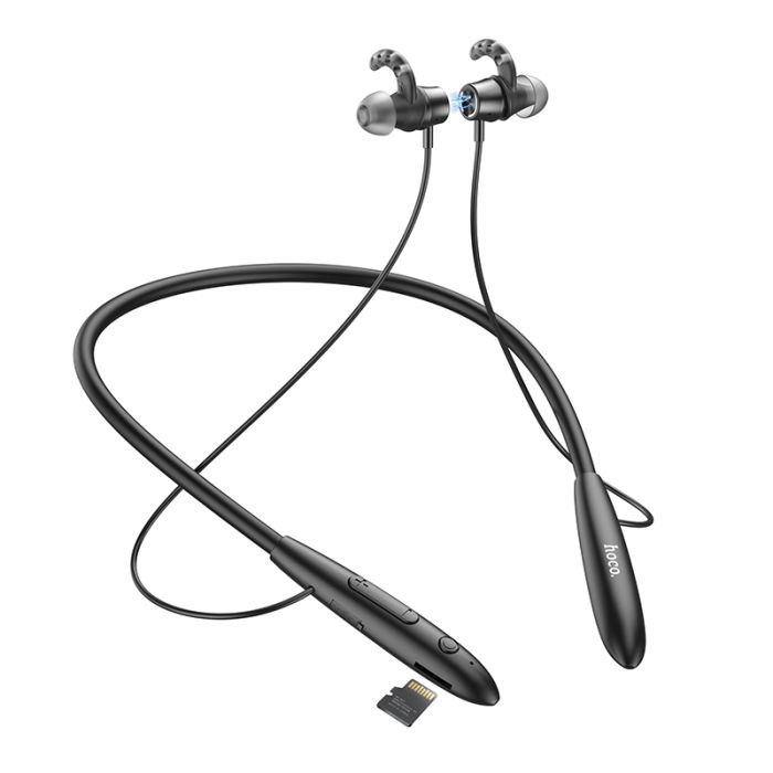 Бездротові спортивні навушники HOCO ES61 Manner sports BT headset Black (6931474760777)