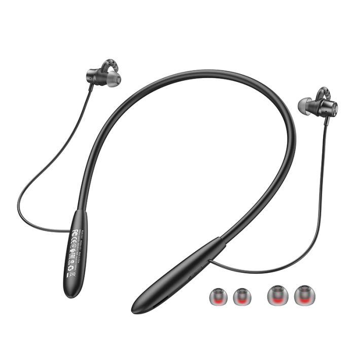 Бездротові спортивні навушники HOCO ES61 Manner sports BT headset Black (6931474760777)