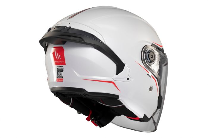 Мотошолом MT Cosmo SV Solid Gloss White M