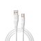Кабель WUW-X224/TPC USB Type-C 2,4А white (WUW-X224/TPC)