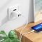 Мережевий зарядний пристрій з кабелем BOROFONE BA70A Quick three-port PD20W(1C2A) charger set(C to iP) White (6941991101410)