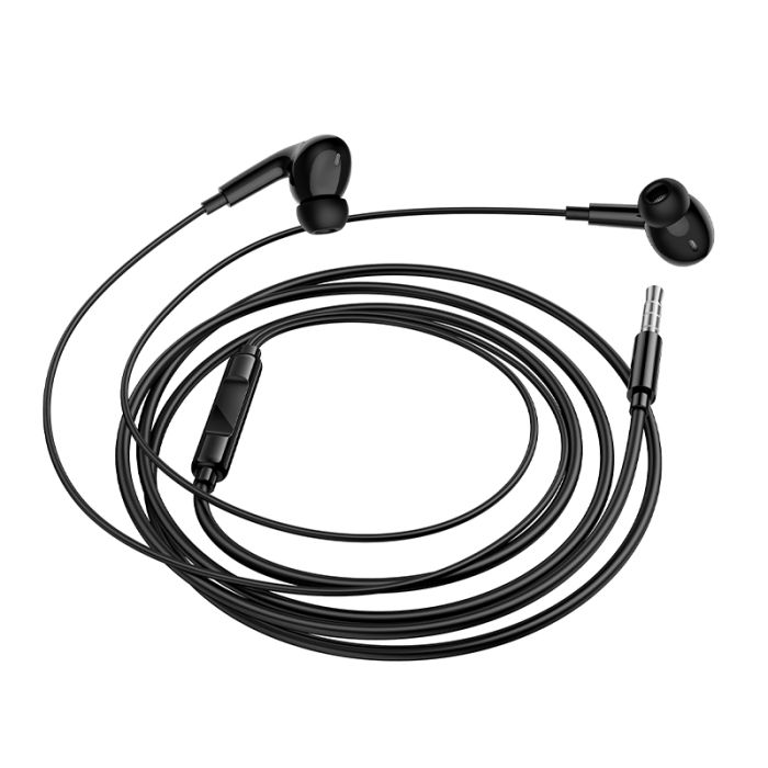 Навушники дротові BOROFONE BM100 Pro (3.5mm) Black (6941991121753)