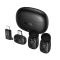 Бездротова мікрофонна система HOCO L19 Graceful dual-mic (iP/Type-C) Black (6942007655477)