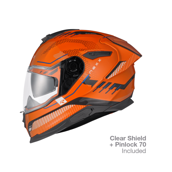 Мотошолом Nexx Y.100R BARON ORANGE M