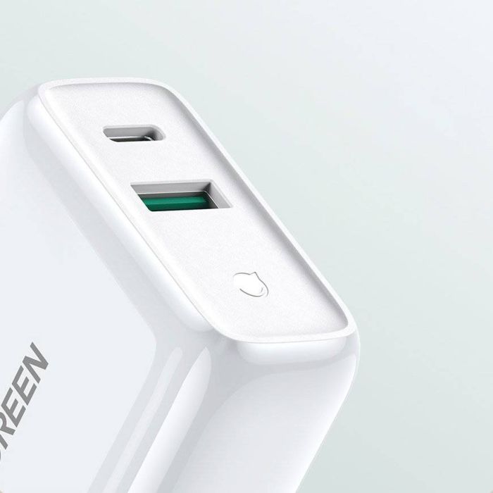 Мережевий зарядний пристрій UGREEN CD170 38W USB-C Wall Charger EU (White) (UGR-60468) (UGR-60468)