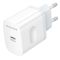 Мережевий зарядний пристрій BOROFONE BA99A Breeze single port PD20W charger White (6941991121357)