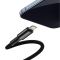 Кабель Baseus High Density Braided Fast Charging Data Cable Type-C to iP PD 20W 1m Black (CATLGD-01)