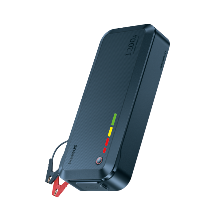 Автомобільний пуско-зарядний пристрій Baseus PrimeTrip VJ1 Supercapacitor Car Jump Starter 1200A Cosmic Black (C00269000121-00)