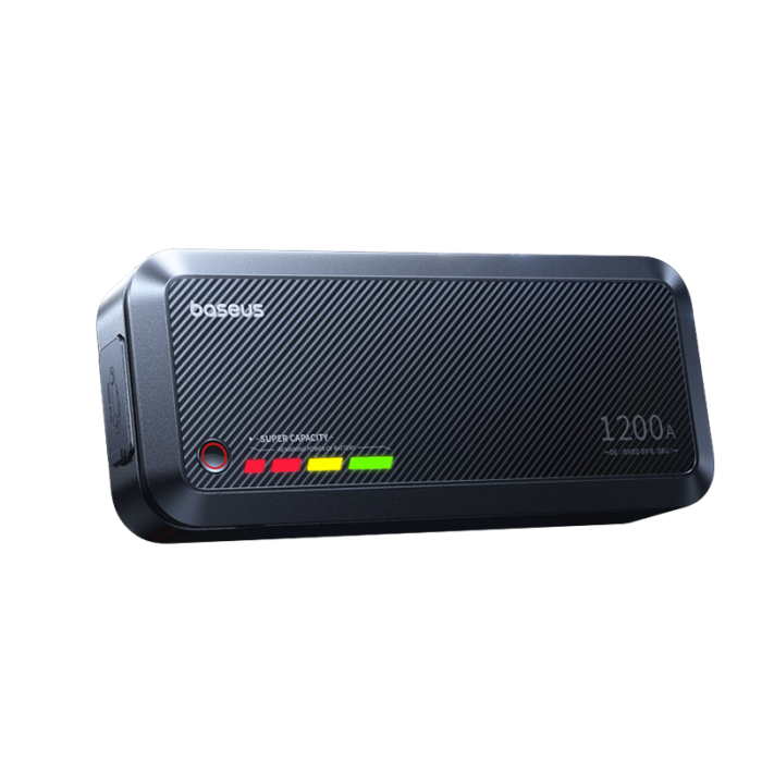 Автомобільний пуско-зарядний пристрій Baseus PrimeTrip VJ1 Supercapacitor Car Jump Starter 1200A Cosmic Black (C00269000121-00)