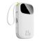 Зовнішній акумулятор Baseus EnerFill FC31 Digital Display Power Bank with 2 Built-in Cables 20000mAh 22.5W Moon White (P10082107213-00)