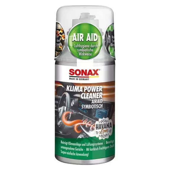 Очищувач кондиціонера антибактеріальний 100 мл SONAX Klima Power Cleaner Air Aid - Havana Love (323800)