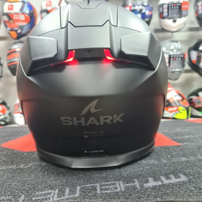 Мотошолом SHARK SKWAL i3 Blank SP Matt Black XXL