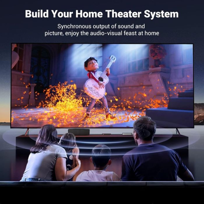 HDMI-Спліттер UGREEN CM570 2.0 1*4 Splitter (UGR-90514)