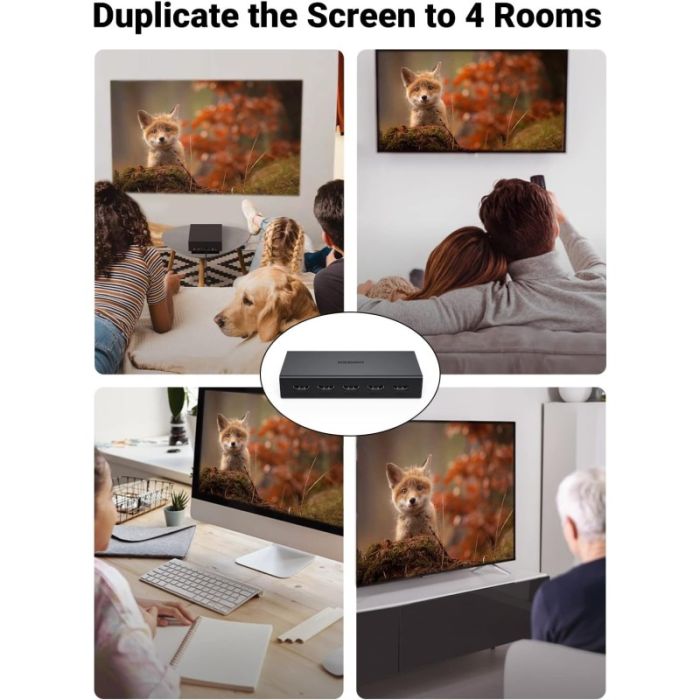 HDMI-Спліттер UGREEN CM570 2.0 1*4 Splitter (UGR-90514)