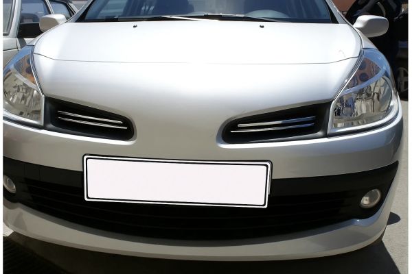 Хромированные Накладки на Решетку (4 шт, Нержавейка) для Renault Clio III 2005-2012 гг