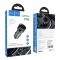 Автомобільний зарядний пристрій HOCO Z42 Light road dual port digital display PD20W+QC3.0 car charger Metal Gray (6931474742551)