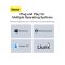 USB-хаб Baseus Lite Series 4-Port Type-C HUB Adapter (Type-C to USB 3.0*4 ) 1m Black (WKQX030401)