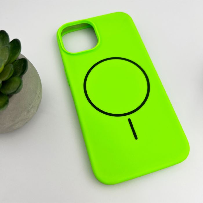 Чохол для смартфона Cosmic Silicone Case Magnetic for Apple iPhone 15 53,Shiny Green (SilMag15-53)
