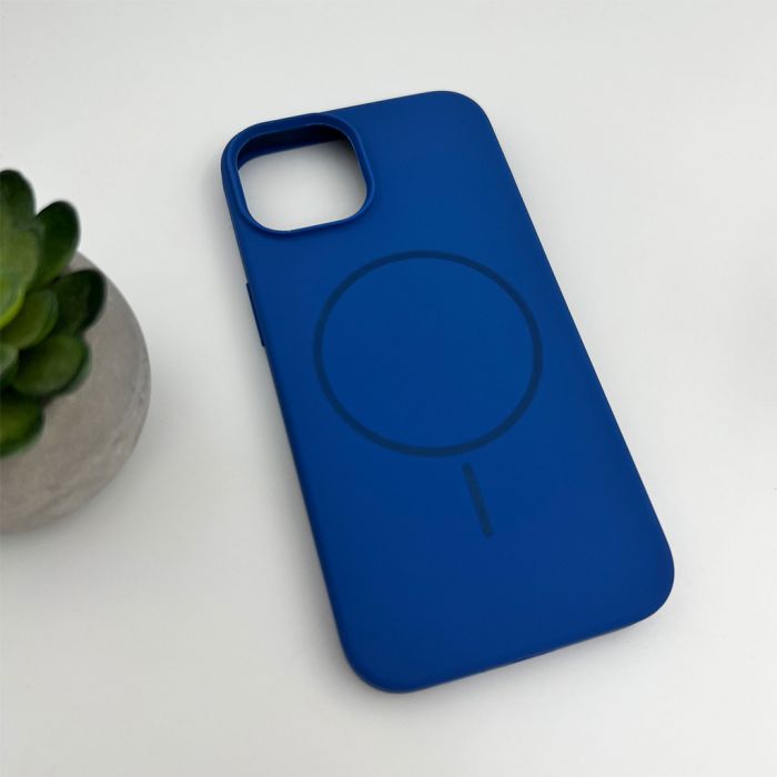 Чохол для смартфона Cosmic Silicone Case Magnetic for Apple iPhone 15 74,Porcelain Blue (SilMag15-74)