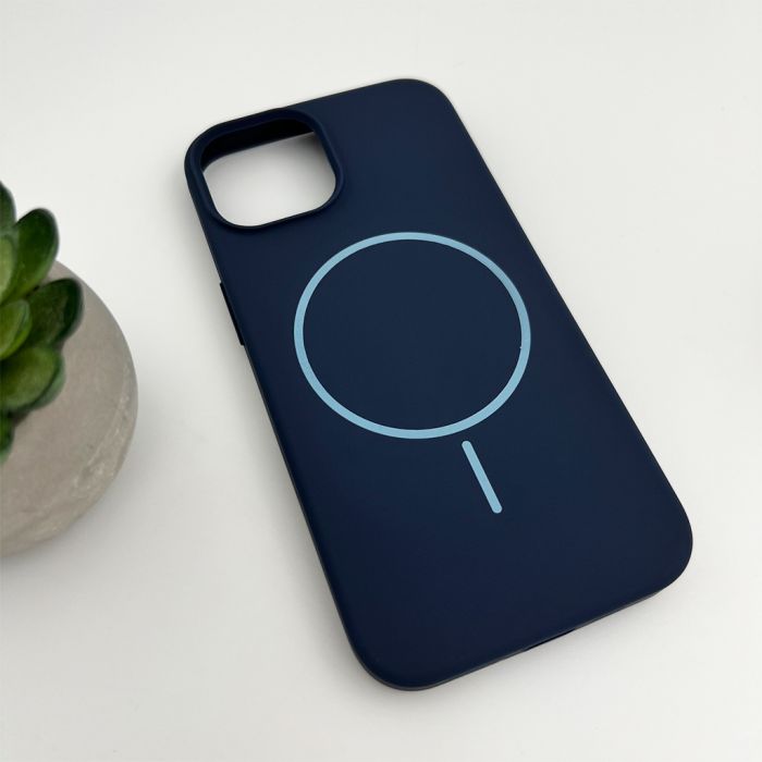 Чохол для смартфона Cosmic Silicone Case Magnetic for Apple iPhone 15 8,Dark Blue (SilMag15-8)