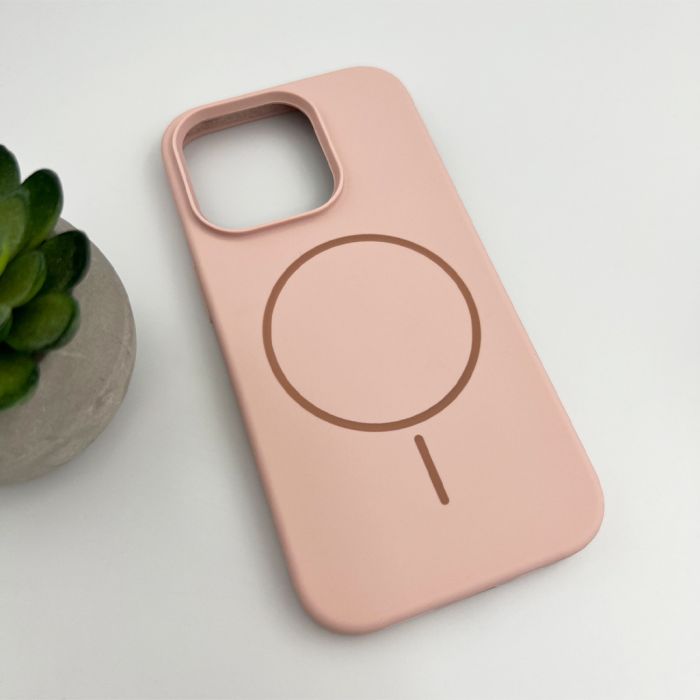 Чохол для смартфона Cosmic Silicone Case Magnetic for Apple iPhone 15 Pro 19,Pink Sand (SilMag15P-19)