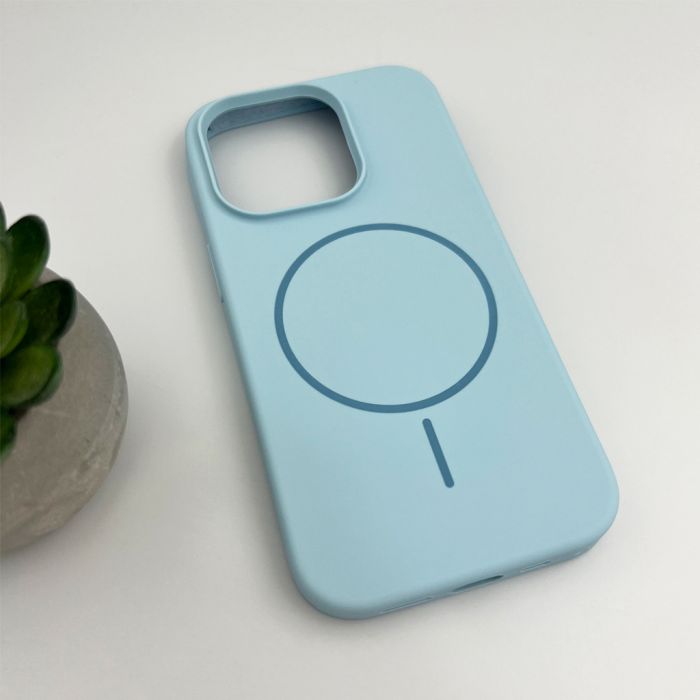 Чохол для смартфона Cosmic Silicone Case Magnetic for Apple iPhone 15 Pro 45,Sky Blue (SilMag15P-45)