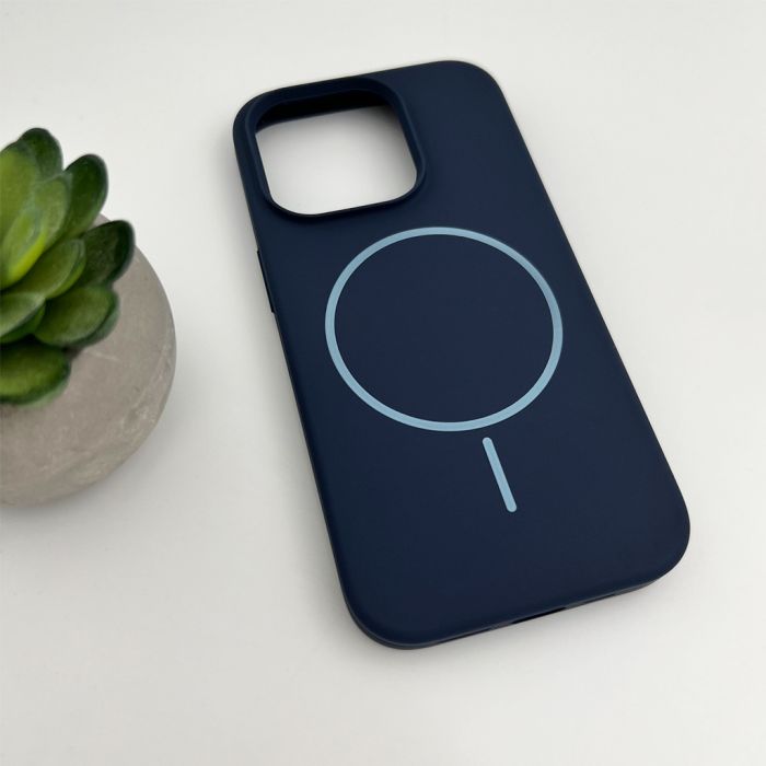 Чохол для смартфона Cosmic Silicone Case Magnetic for Apple iPhone 15 Pro 8,Dark Blue (SilMag15P-8)