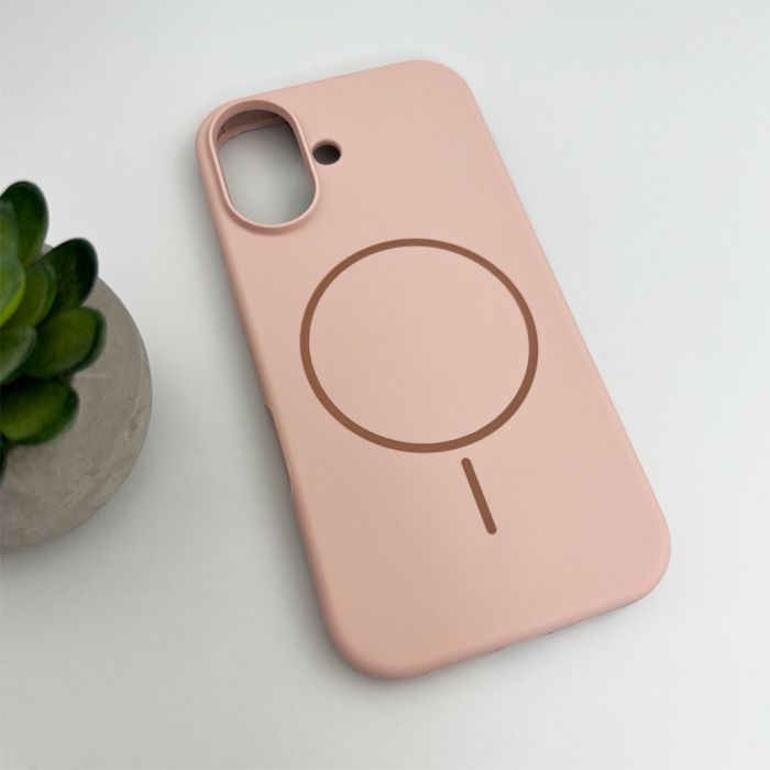 Чохол для смартфона Cosmic Silicone Case Magnetic for Apple iPhone 16 19,Pink Sand (SilMag16-19)