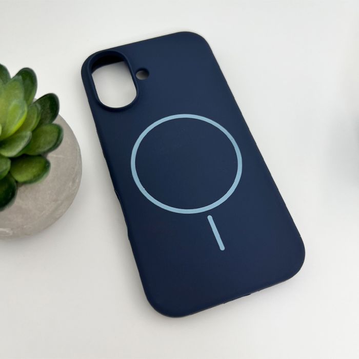 Чохол для смартфона Cosmic Silicone Case Magnetic for Apple iPhone 16 8,Dark Blue (SilMag16-8)