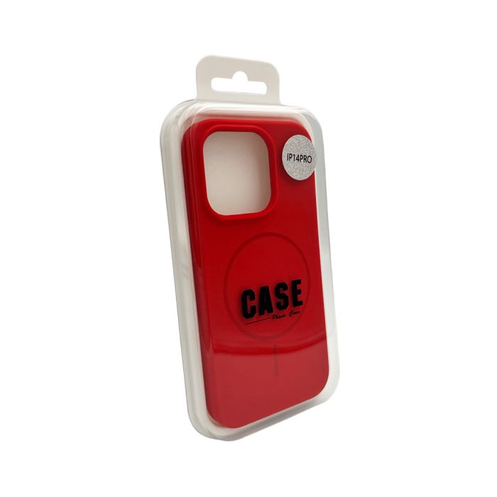 Чохол для смартфона Cosmic Silicone Case Magnetic for Apple iPhone 16 Pro 14,Red (SilMag16P-14)
