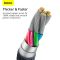 Кабель Baseus Crystal Shine Series Fast Charging Data Cable USB to Type-C 100W 2m Black (CAJY000501)
