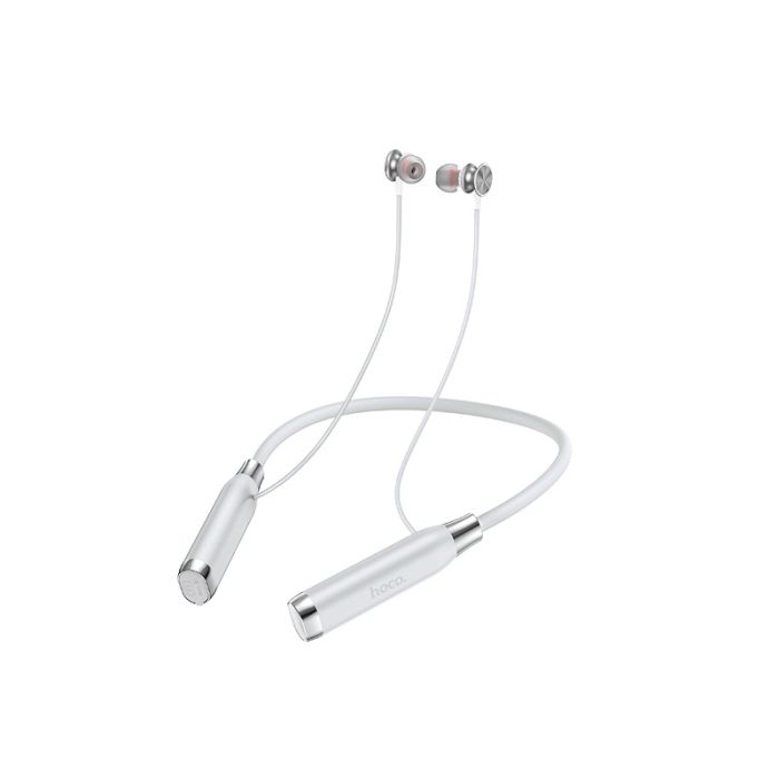 Бездротові спортивні навушники HOCO ES62 Pretty neck-hang BT earphones Grey (6931474770745)