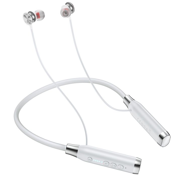 Бездротові спортивні навушники HOCO ES62 Pretty neck-hang BT earphones Grey (6931474770745)
