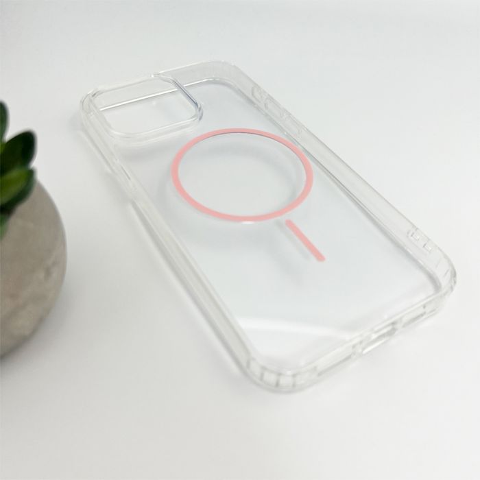 Чохол Cosmic Acrylic Thin Magnetic for Apple iPhone 15 Pink (AcColMagi15Pink)