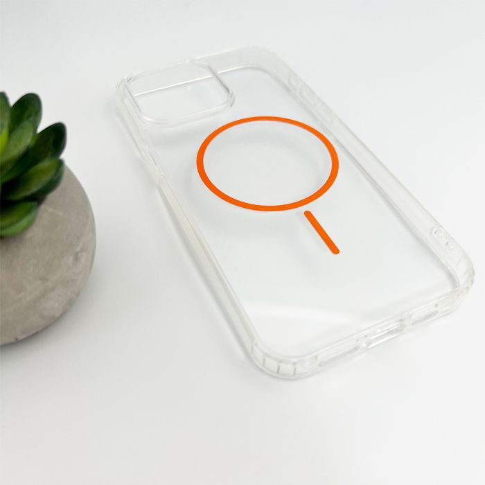 Чохол Cosmic Acrylic Thin Magnetic for Apple iPhone 16 Pro Orange (AcColMagi16pOrange)