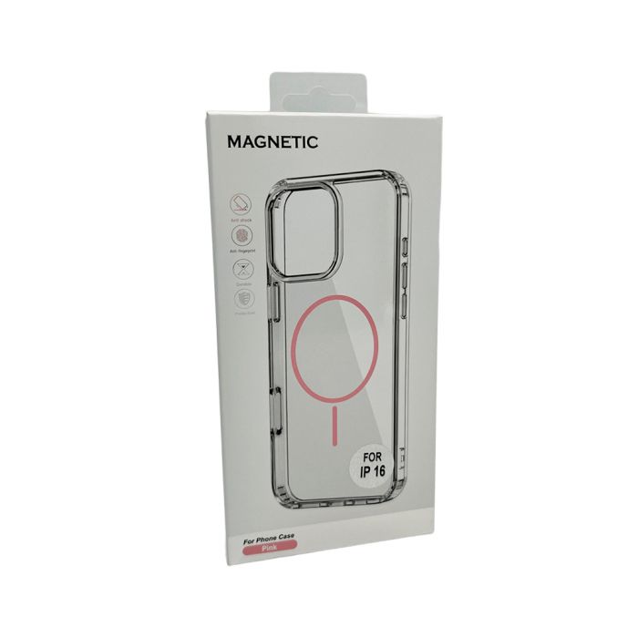Чохол Cosmic Acrylic Thin Magnetic for Apple iPhone 16 Pink (AcColMagi16Pink)