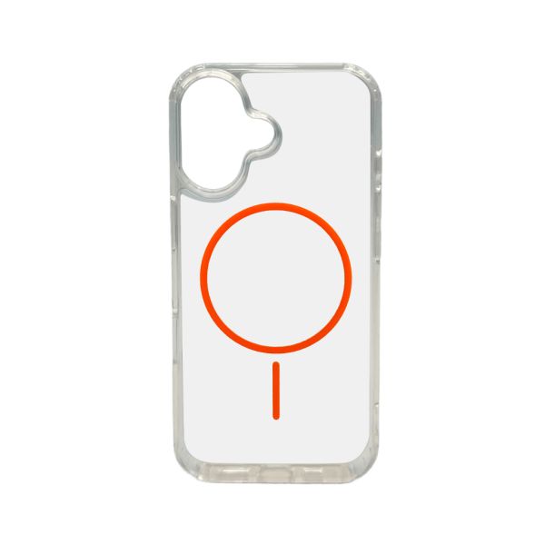 Чохол Cosmic Acrylic Thin Magnetic for Apple iPhone 16 Orange (AcColMagi16Orange)