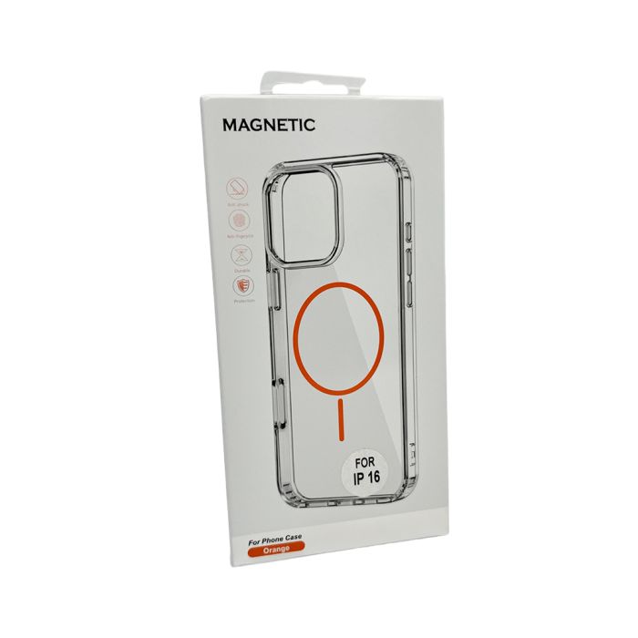 Чохол Cosmic Acrylic Thin Magnetic for Apple iPhone 16 Orange (AcColMagi16Orange)
