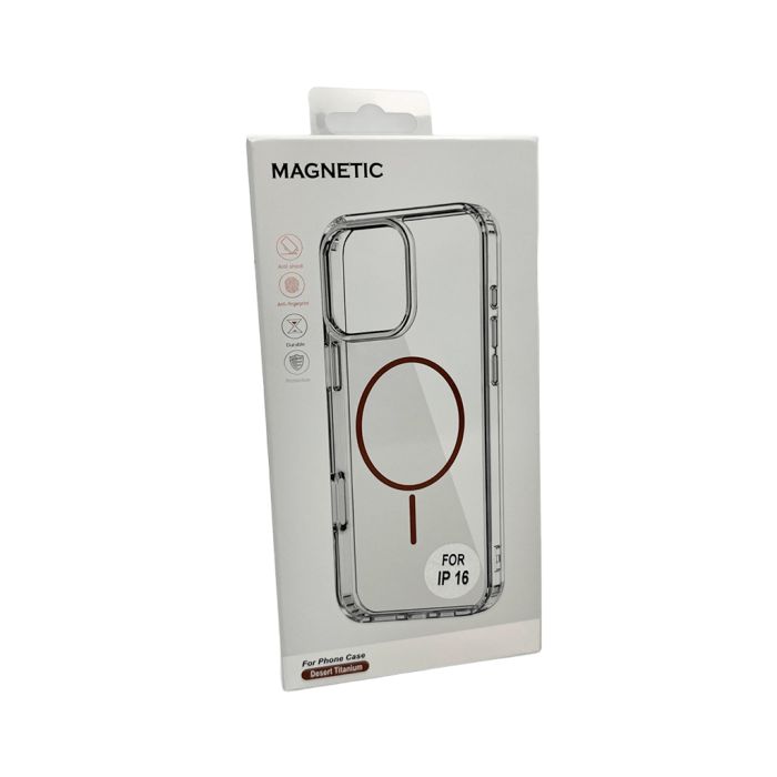 Чохол Cosmic Acrylic Thin Magnetic for Apple iPhone 16 Gold (AcColMagi16Gold)