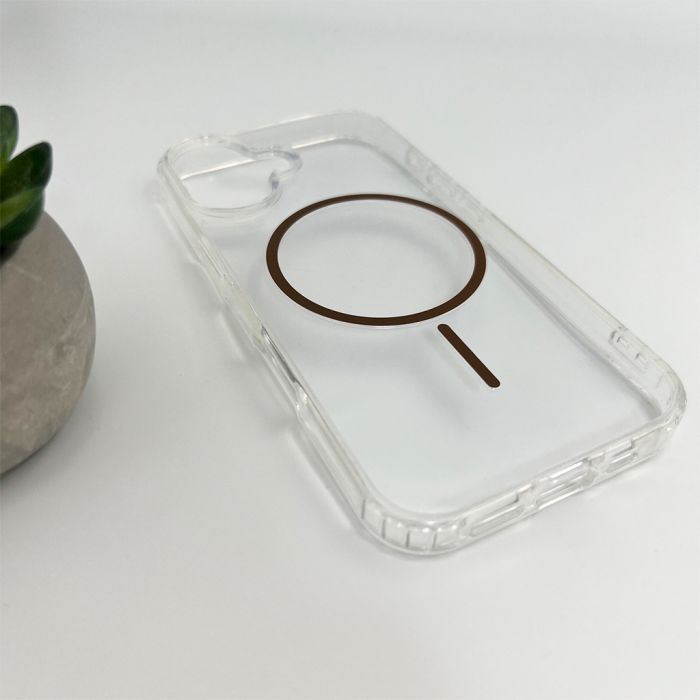 Чохол Cosmic Acrylic Thin Magnetic for Apple iPhone 16 Gold (AcColMagi16Gold)