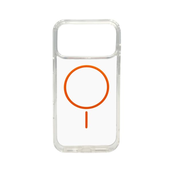 Чохол Cosmic Acrylic Thin Magnetic for Apple iPhone 17 Pro Orange (AcColMagi17pOrange)