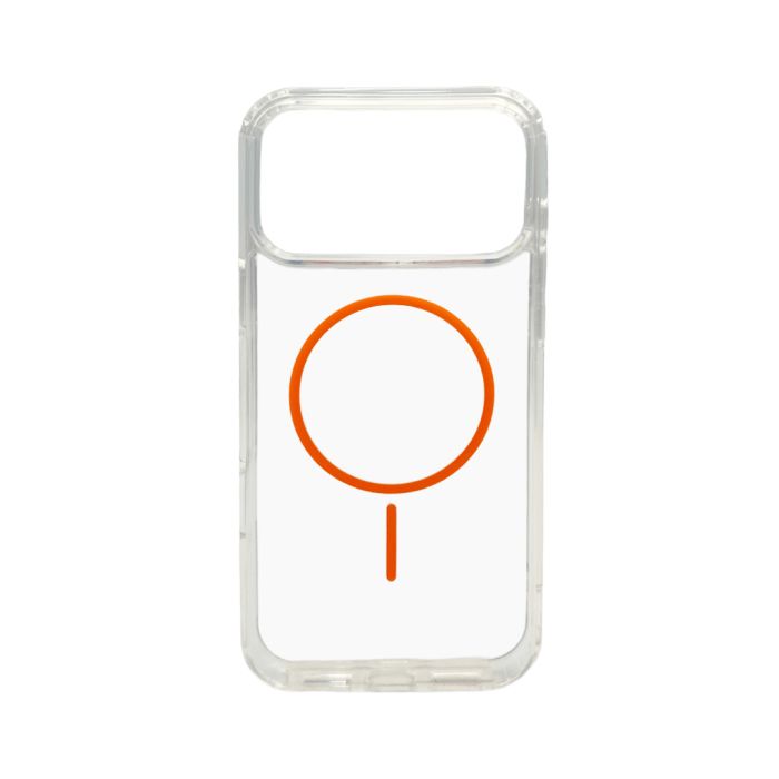 Чохол Cosmic Acrylic Thin Magnetic for Apple iPhone 17 Pro Orange (AcColMagi17pOrange)